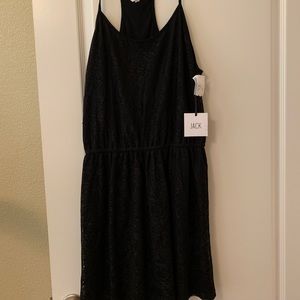 JACK Cotton Black Laced Dress (L)